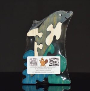 Wooden Jig Saw Puzzle- Leaping Dolphin