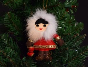 Eskimo Girl & Yo-Yo Ornament