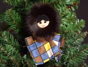 Eskimo Girl & Quilt Ornament