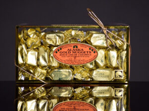 “Alaska Gold Nuggets” Birch Cream Caramels – 8oz. Boxed