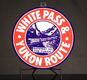 White Pass & Yukon Sign, Red- S, M or L