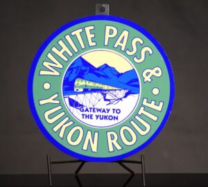 White Pass & Yukon Sign, Green- S, M, or L