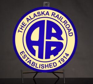 The Alaska Railroad Sign- S, M, or L