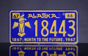 Alaskan License Plate- Totem Pole