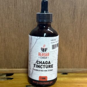 Alaska Chaga Tincture – Alcohol-Free Dual Extract 118ml.