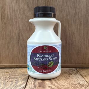 8.4oz. Raspberry Rhubarb Syrup Plastic Jug
