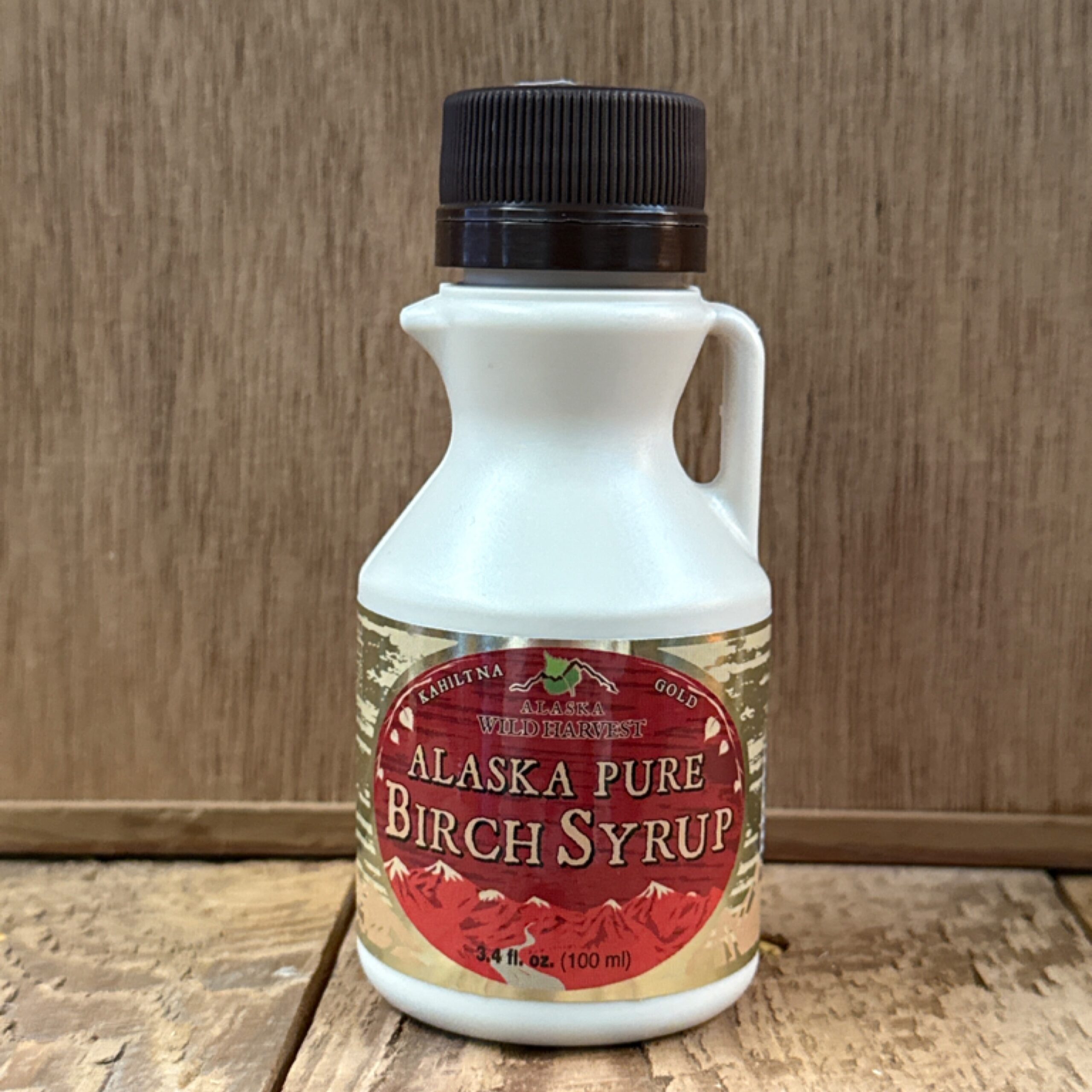 3.4oz. Pure Birch Syrup Plastic Jug