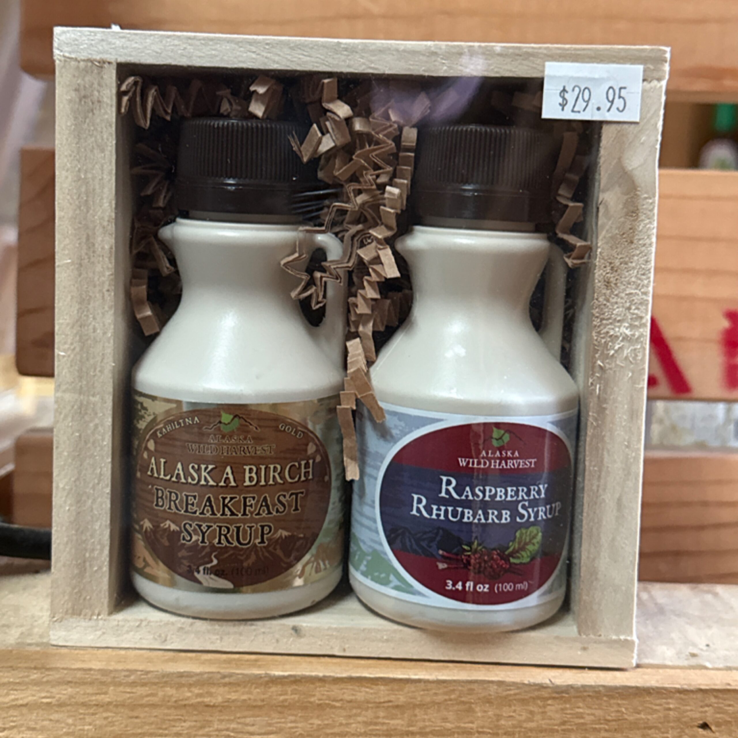 Rasp/Breakfast Syrup 2 Pack Crate