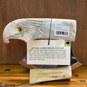 Ulu – Eagle Head Polished Moose Antler