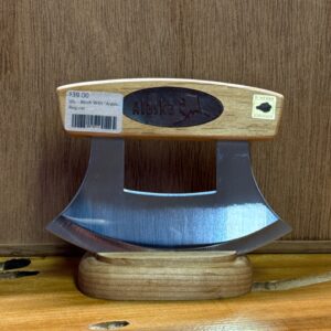 Ulu – Birch With “Alaska” Leather Inlay