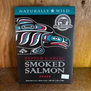 4oz. Pepper Garlic Smoked Salmon – Gift Box